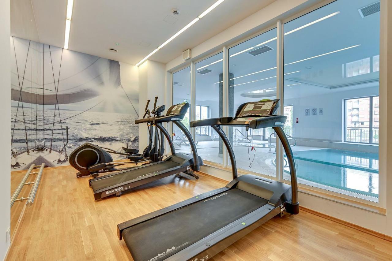 Apartments Waterlane Island Pool & Gym Spa Gdańsk Exterior foto